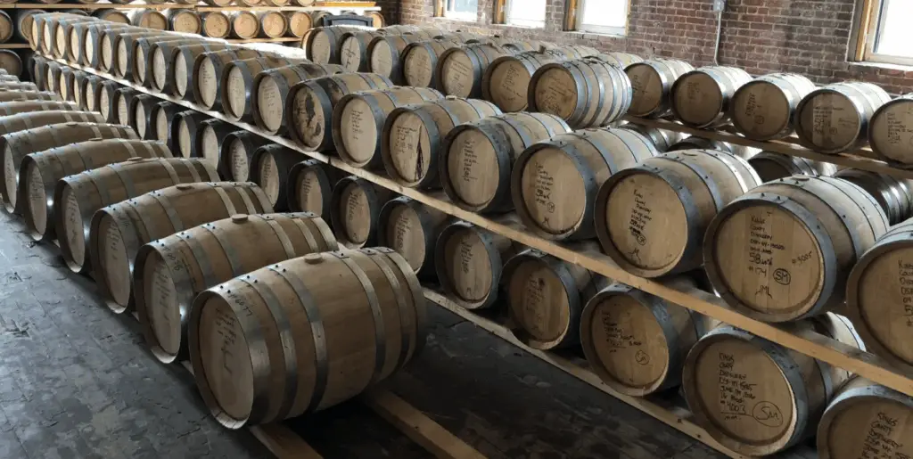 Whiskey aging in Barrels are affected by Weather